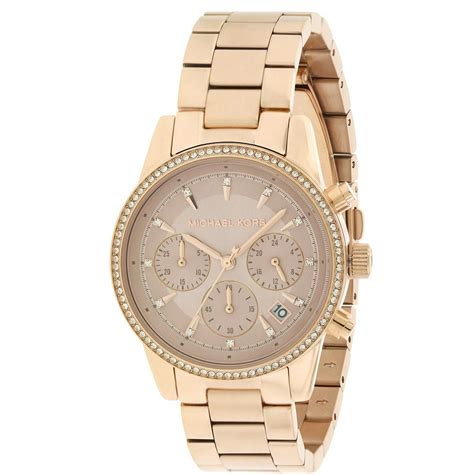 michael kors jetset ritz ladies watch|michael kors ritz chronograph.